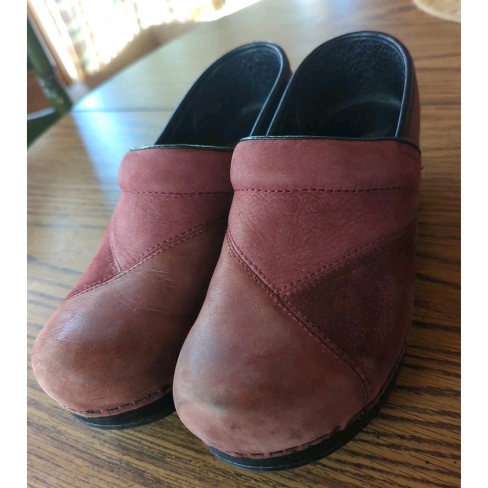 Dansko Professional Women's Clogs Shoes Size 36 / 5.5-6 US Oxblood Leather